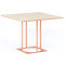 Стіл Lovko Avangard SQ 90 Оранж Ral 8023/CLEAF Millennium S083 Пудра-0-thumb