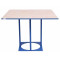 Стол Lovko Avangard SQ 90 Синий Ral 5007/CLEAF Millennium S083 Пудра-1-thumb