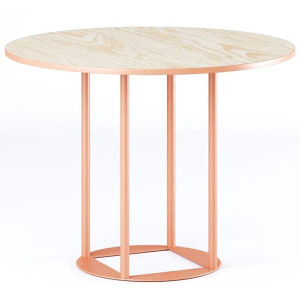Стол Lovko Avangard R d-90 персиковый Ral 3012/CLEAF Millennium S083 Пудра