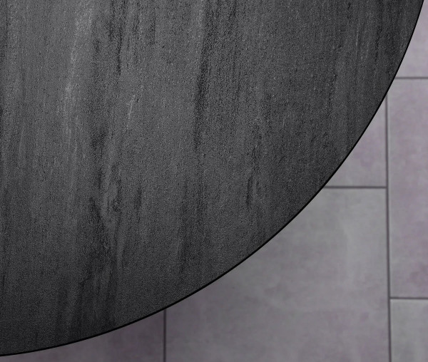 Обідній стіл Lovko Dan d-100 HPL Arpa 3408 Losa/чорний-2