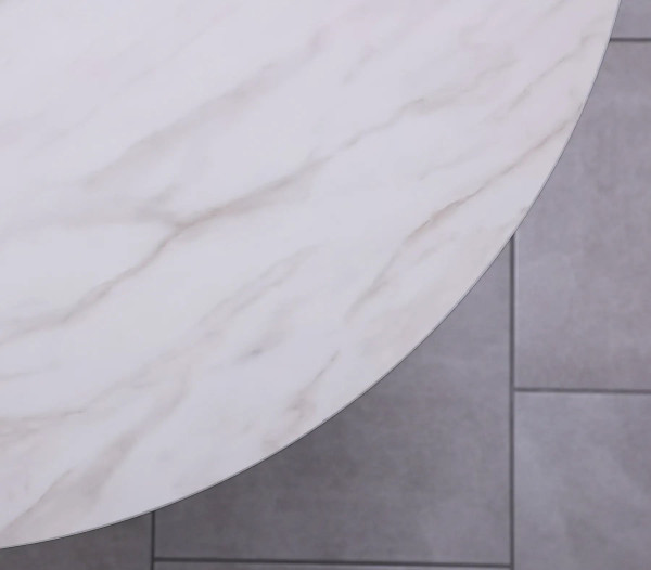 Стол обеденный Lovko Dan d-90 HPL Arpa 3346 Ker/белый-2