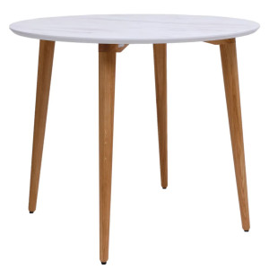 Обідній стіл Lovko Dan d-90 HPL Arpa 3346 Ker/дуб