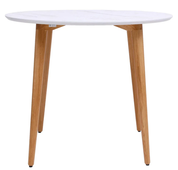 Стол обеденный Lovko Dan d-90 HPL Arpa 3346 Ker/дуб-1