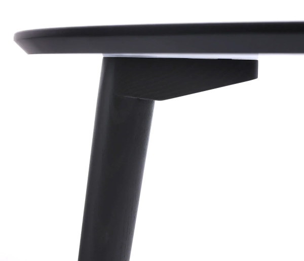 Стол обеденный Lovko Dan d-90 HPL Arpa 3408 Losa/черный-5