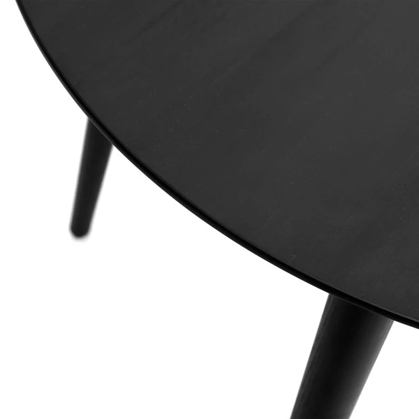 Стол обеденный Lovko Dan d-90 HPL Arpa 3408 Losa/черный-4