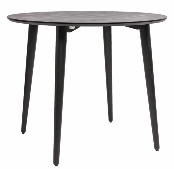 Стол обеденный Lovko Dan d-90 HPL Arpa 3408 Losa/черный-1