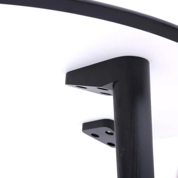 Стол обеденный Lovko Dan d-90 HPL Arpa 3408 Losa/черный-6