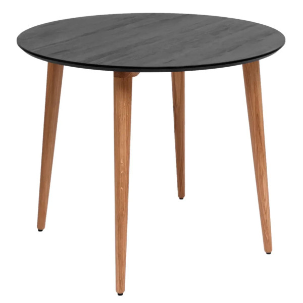 Стол обеденный Lovko Dan d-90 HPL Arpa 3408 Losa/дуб-0