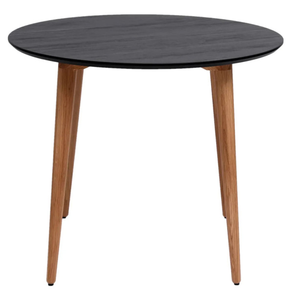 Стол обеденный Lovko Dan d-90 HPL Arpa 3408 Losa/дуб-1