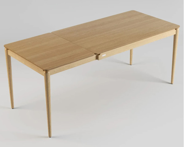 Стол раскладной обеденный Lovko Eclipse 130+60 x 80 см Натуральный ясень-5