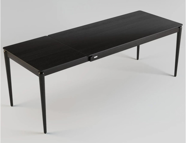 Стол раскладной обеденный Lovko Eclipse 160+60 x 80 см Черный-5