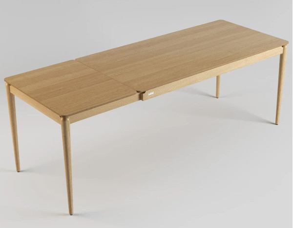 Стіл розкладний обідній Lovko Eclipse 160+60 x 80 см Натуральний дуб-5