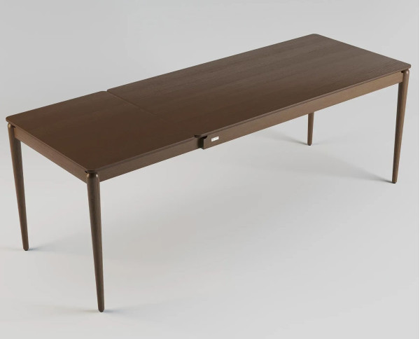 Стол раскладной обеденный Lovko Eclipse 160+60 x 80 см Темный орех-5