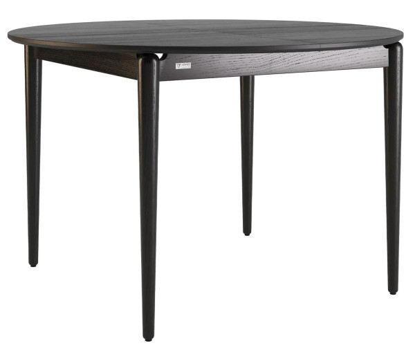 Стіл розкладний обідній Lovko Eclipse d-120+40 см Чорний-0