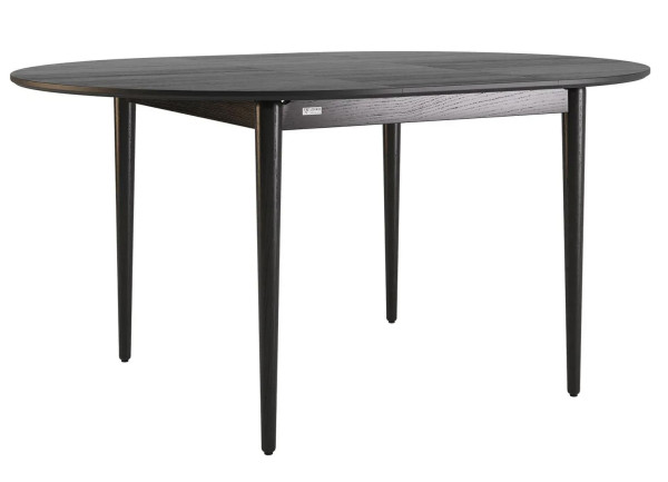 Стіл розкладний обідній Lovko Eclipse d-120+40 см Чорний-2