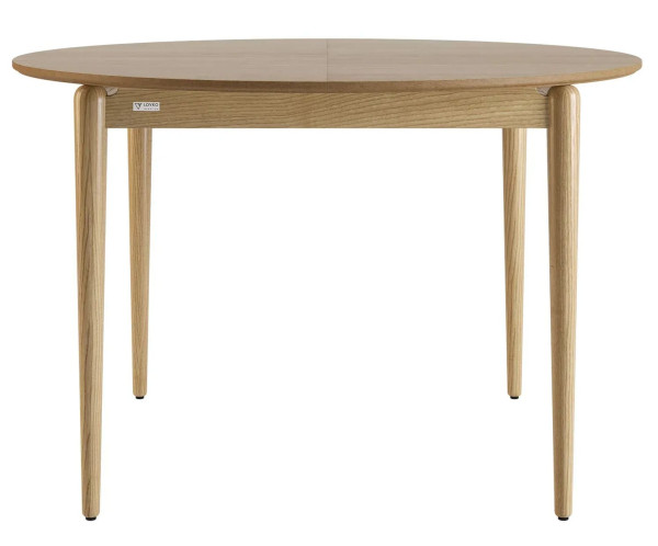 Стол раскладной обеденный Lovko Eclipse d-120+40 см Натуральный дуб-1