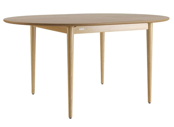Стол раскладной обеденный Lovko Eclipse d-120+40 см Натуральный дуб-2