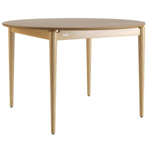 Стол раскладной обеденный Lovko Eclipse d-120+40 см Натуральный ясень