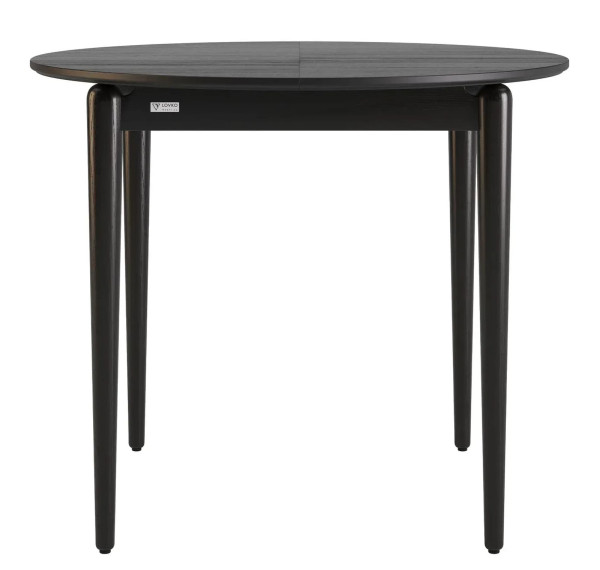 Стіл розкладний обідній Lovko Eclipse d-93+40 см Чорний-1