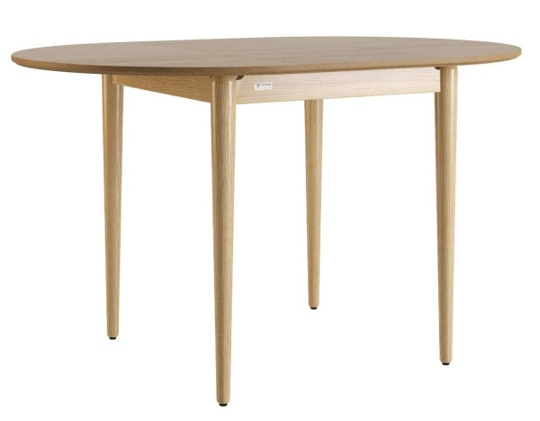 Стол раскладной обеденный Lovko Eclipse d-93+40 см Натуральный ясень-2