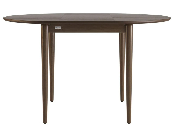 Стол раскладной обеденный Lovko Eclipse d-93+40 см Темный орех-3