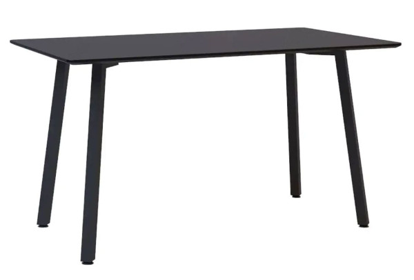 Стіл обідній Lovko Horik Чорний дуб/чорні ноги 120х80 см-1
