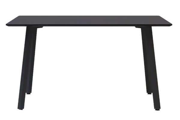 Стіл обідній Lovko Horik Чорний дуб/чорні ноги 120х80 см-0