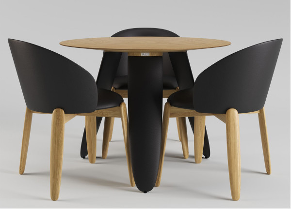 Стіл Lovko Rino Дуб маркетрі/Integra 20 Raven-3