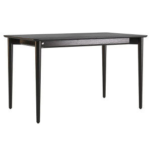 Стіл розкладний обідній Lovko Silva 130+40 x 80 см Чорний