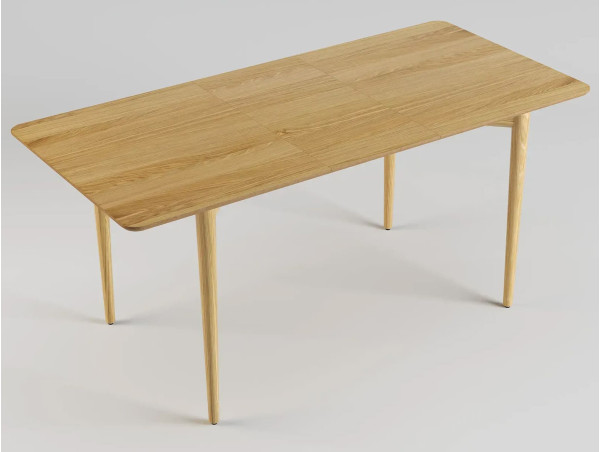 Стол раскладной обеденный Lovko Silva 130+40 x 80 см Натуральный дуб-5