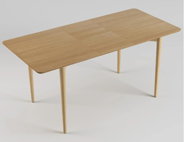 Стол раскладной обеденный Lovko Silva 130+40 x 80 см Натуральный ясень-5