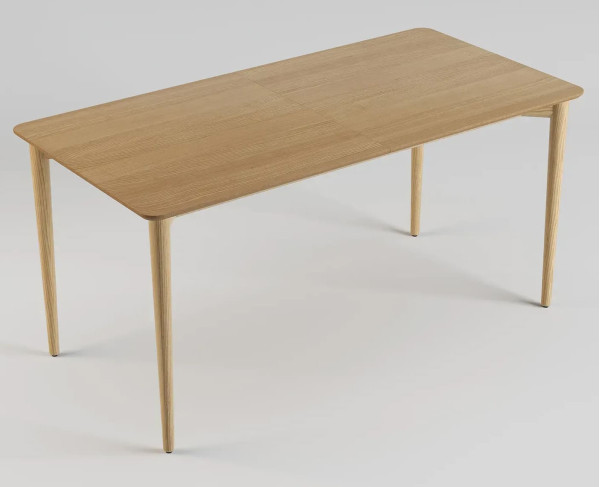 Стіл розкладний обідній Lovko Silva 160+40 x 80 см Натуральний ясень-4