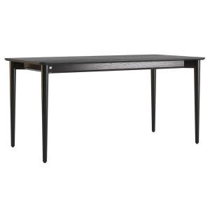 Стіл розкладний обідній Lovko Silva 160+40 x 80 см Чорний