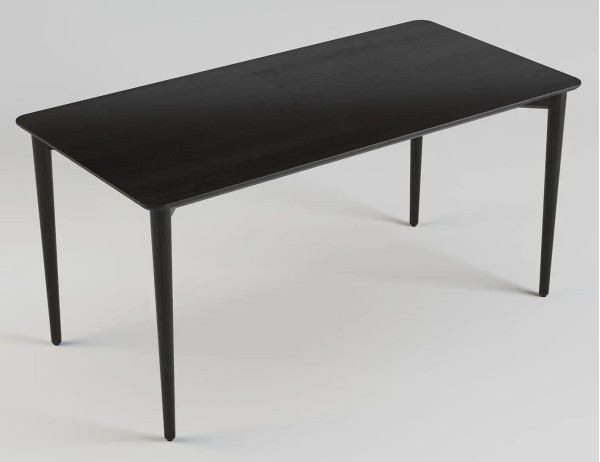 Стіл розкладний обідній Lovko Silva 160+40 x 80 см Чорний-4