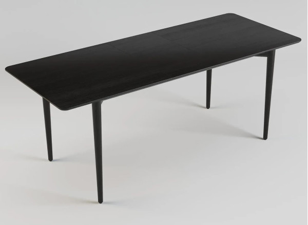 Стіл розкладний обідній Lovko Silva 160+40 x 80 см Чорний-5