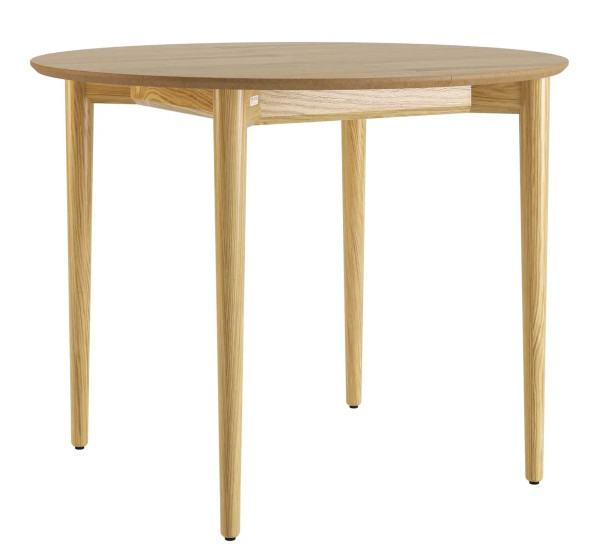 Стіл розкладний обідній Lovko Silva d-100+40 см Натуральний дуб-0