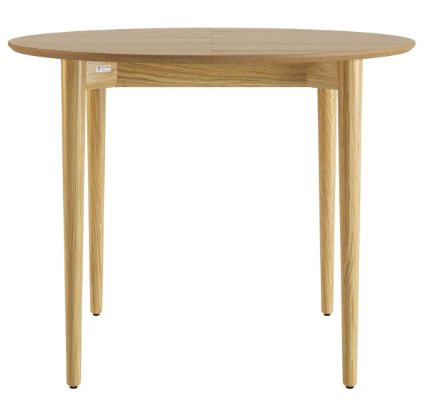 Стіл розкладний обідній Lovko Silva d-100+40 см Натуральний дуб-1