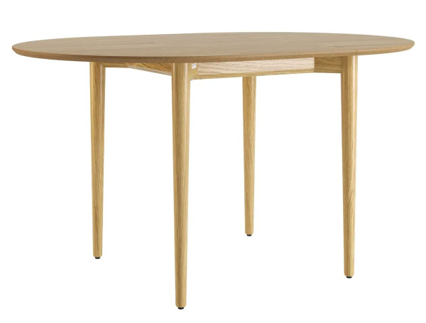 Стіл розкладний обідній Lovko Silva d-100+40 см Натуральний дуб-2