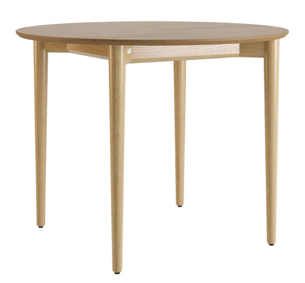 Стол раскладной обеденный Lovko Silva d-100+40 см Натуральный ясень-0