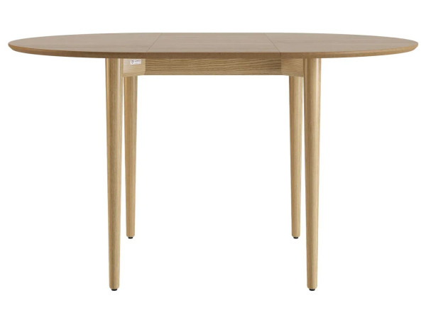 Стол раскладной обеденный Lovko Silva d-100+40 см Натуральный ясень-3