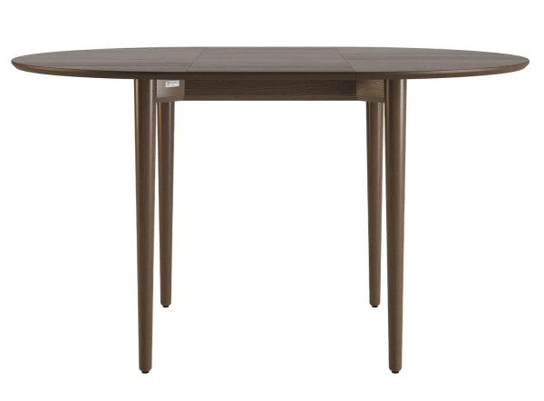 Стол раскладной обеденный Lovko Silva d-100+40 см Темный орех-3