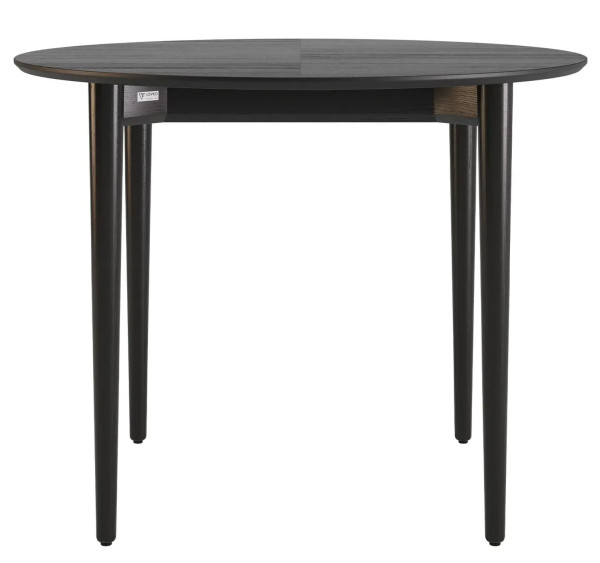 Стіл розкладний обідній Lovko Silva d-100+40 см Чорний-1