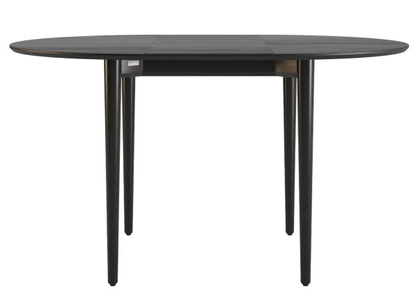 Стіл розкладний обідній Lovko Silva d-100+40 см Чорний-3