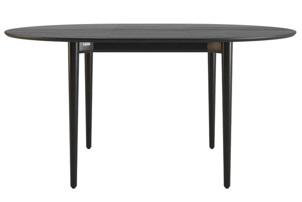 Стол раскладной обеденный Lovko Silva d-120+40 см Черный-3
