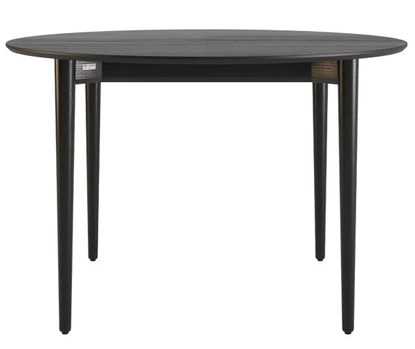 Стол раскладной обеденный Lovko Silva d-120+40 см Черный-1