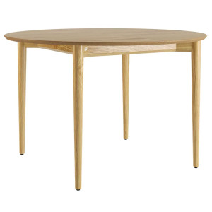 Стол раскладной обеденный Lovko Silva d-120+40 см Натуральный дуб