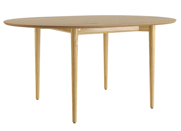 Стіл розкладний обідній Lovko Silva d-120+40 см Натуральний дуб-2