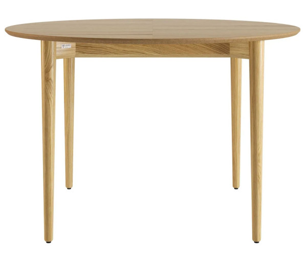 Стіл розкладний обідній Lovko Silva d-120+40 см Натуральний дуб-1
