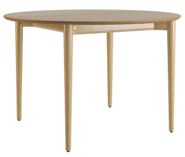 Стіл розкладний обідній Lovko Silva d-120+40 см Натуральний ясень-0