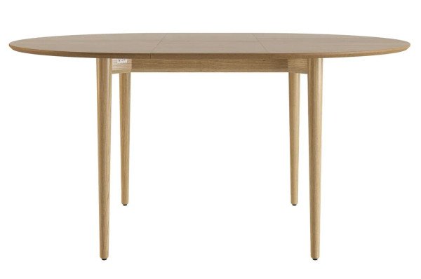 Стіл розкладний обідній Lovko Silva d-120+40 см Натуральний ясень-3